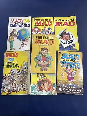MAD Magazine Paperback Books Lot Of 7! • $19.99