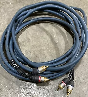 Monster Cable Interlink 300 MKII RCA Stereo Audio 16’ Used • $15