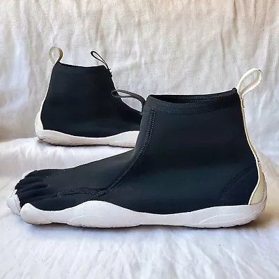Vibram Fivefingers V-NEOP Men's Neoprene Shoes Black/White Size EU 43/US 9.5-10 • $59.95