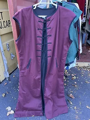 MENS - XXL Chivalry Sports Pirate LONG Tunic Peasant COSTUME Renaissance Lords • $55