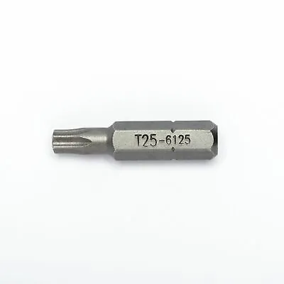 Genius Tools 1/4  Hex Shank T-25 Star Screwdriver Bit 30mmL - 6125 • $1.17