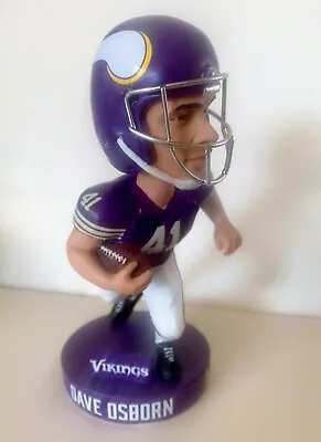 DAVE OSBORN #41  Minnesota Vikings Great Bobblehead New In Box (Ltd. Ed. 432) • $44