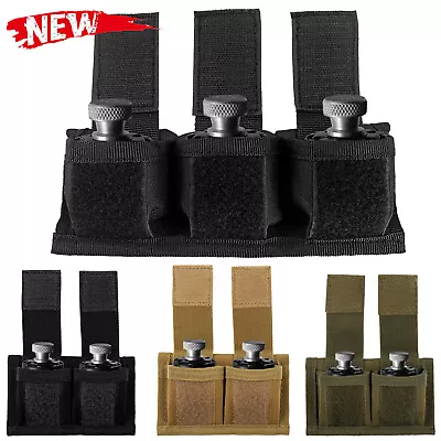 US Revolver Triple/Double SpeedLoader Belt Pouch Fits 22 Mag 32 38 35741 44 • $9.85