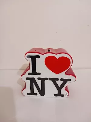 New York I Love Ny Bank Approximately 6” Height 3” Wide Great Condition  • $8