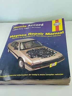 Haynes Repair Manual 42011 Honda Accord 1984-1989 All Models • $5.99