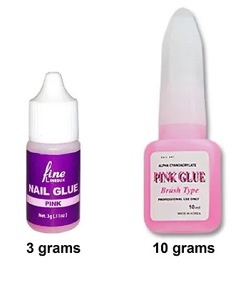 Nail Glue False Fake Nail Glue Nail Adhesive 3g & 10g • £2.99