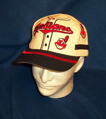 CLEVELAND INDIANS Twins Enterprise Vintage 90's Jersey Style Snapback Cap Hat • $89.99