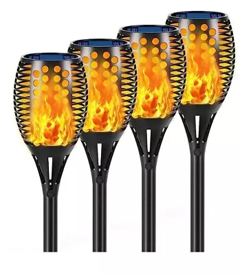 Aityvert Solar Lights 43  Flickering Flames Torch Lights Outdoor Waterproof L... • $40