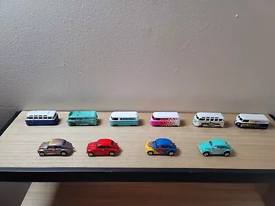 Hot Wheels Volkswagen Special And Limited Ed. Loose Lot Of 10 Bugs And Buses R.R • $50