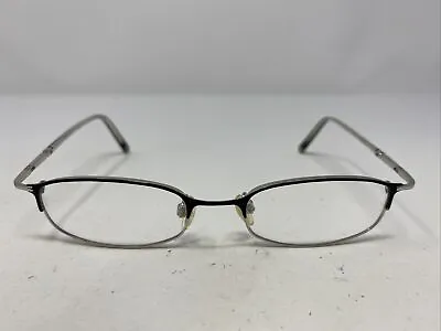 Moschino MO 78 662 48-18-135 Black/Silver Full Rim Eyeglasses Frame AC43 • $74.75