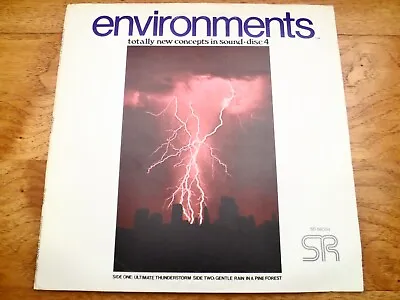 ♫ Environments 4 Totally New Concepts In Sound ♫ 1974 Syntonic Research Vinyl • $24.99