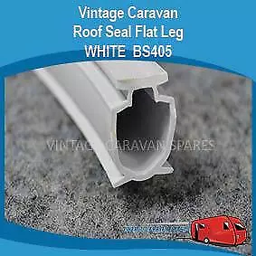 Jayco Caravan PopTop Roof Seal Rubber Flat Leg Weather Seal WHITE BS405 • $7.65