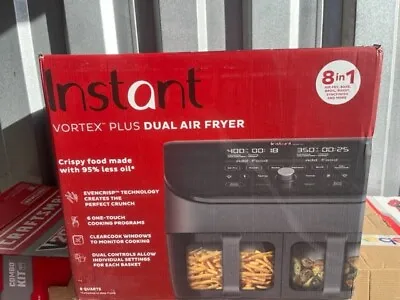 Instant® Vortex® Plus 8 In 1 OpenBox 8 Quart Dual Air Fryer Evencrisp Technology • $85