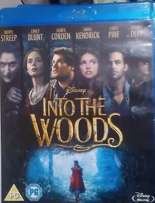 Into The Woods (2014) UK Blu Ray NEW & SEALED Meryl Streep James Corden Disney • £3.59