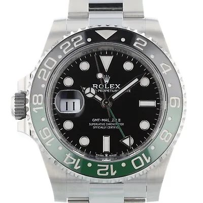 Rolex GMT Master II 126720VTNR 40 Mm Black Dial Sprite Steel 2022 Watch • £15295