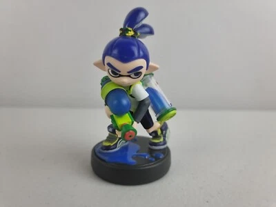 $25 • Buy Nintendo Amiibo Splatoon Inkling Boy Blue Gaming Figure Collectible 