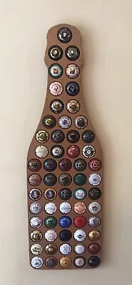 Champagne Display 60 Caps Muselets Bottle Shaped Grand Dame VC Bolly Moet Gosset • £40