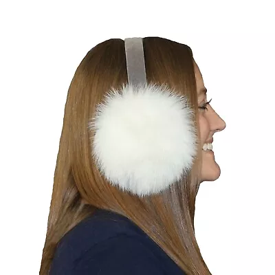 Glacier Wear Shadow Fox Fur Ear Muffs Mff1175 • $76.95