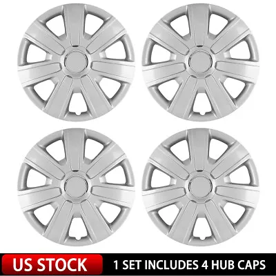 14  Set Of 4 Lacquer Wheel Covers Snap On Full Hub Caps Fit R14 Tire & Steel Rim • $40.99