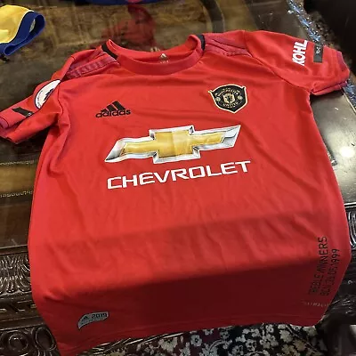 Manchester United 2019 - 2020 Red Jersey Kit Kids Size M • $15