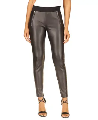 MICHAEL MICHAEL KORS Mixed-Media Skinny Pants TR 1598- • $16.96