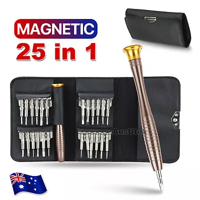$6.95 • Buy 25 IN 1 Small MINI REPAIR PRECISION SCREWDRIVER TORX TOOL KIT SET LAPTOP REPAIR