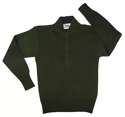 Rothco Olive Drab 6368 Gi Style 5-button Army 100% Acrylic Mens Sweaters S-2x • $47.99