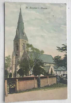 St Dunstan’s Cheam Surrey Post Card Epsom Sutton 1905 • £3.50