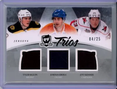 2010-11 The Cup Trios Jerseys Tyler Seguin/Jordan Eberle/Jeff Skinner RC /25 • $59.99