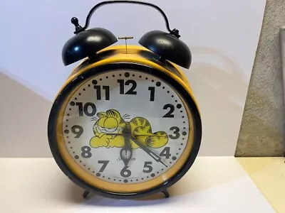 Huge Vintage 1978 Garfield Sunbeam Alarm Clock 17  Tall For Parts • $40