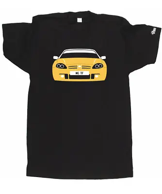 CUSTOM HTees T-shirt - MG F And MG TF (MGF MGTF) Pick Car Colour & Plate S-XXXL • £21.99