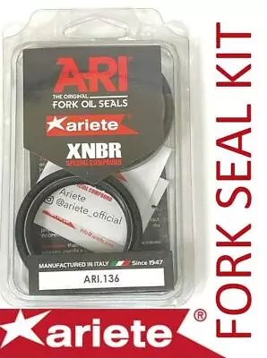 Fork Seal Kit 2005-2010 Ducati W/ Marzocchi 50mm Forks  50 X 63 X 11mm ARI-136 • $24.99