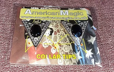 American Magic Metal Collar Tips NEW / SEALED • £11.49