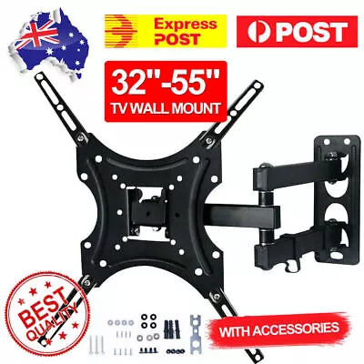 $17.45 • Buy Full Motion TV Wall Mount Bracket Swivel Tilt 32 37 40 42 50 52 55 Inch LED LCD