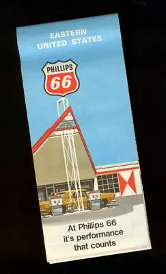 1971 Eastern United States Phillips 66 Road Map • $3.50