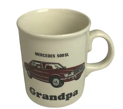 1980 S MERCEDES Benz 500SL GRANDPA Coffee Mug Cup Made In England Vintage • $14.95