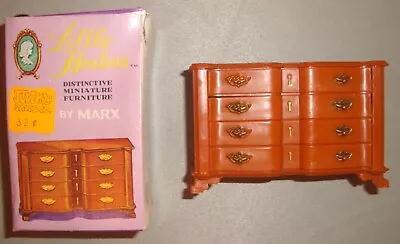 Marx Toys Little Hostess Block Front Chest Of Drawers For Doll House (1964) NOS • $19.99