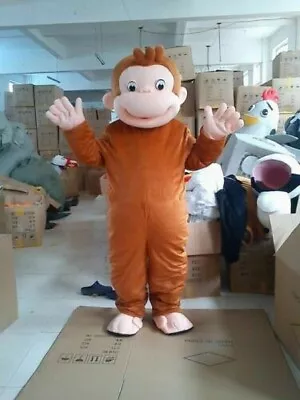 Monkey Mascot Costume Halloween Cosplay Party Game Fancy Dress Adult Suit Anima • $69.99