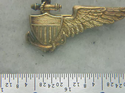 Military US Navy Pre-WWII Sterling Balloon Pilot Wing • $25