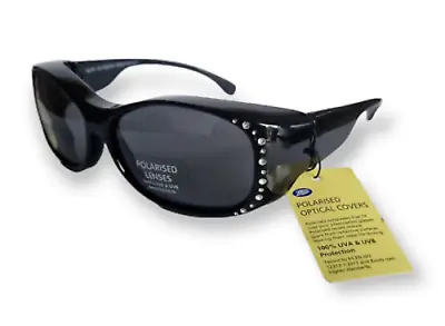 Boots Opticians Polarised Ski Driving Black  Sunglasses Ladies RRP £25 • £12.95