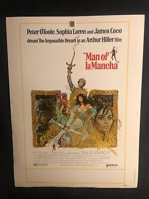 Man Of La Mancha 1972 30x40 Movie Poster Sophia Loren Peter O'Toole • $24.99