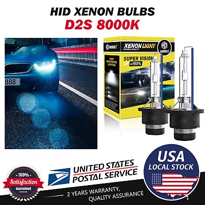 2PCS HID Xenon Replace PHILIPS D2S Bulbs 85122WX WHITE BLUE AUDI BMW VW • $15.99