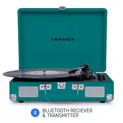 Crosley Cruiser Bluetooth Portable Turntable (Teal) • $175.12