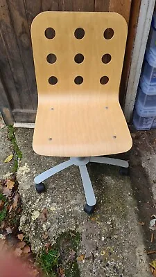 Ikea Jules Wooden Swivel Chair • £25