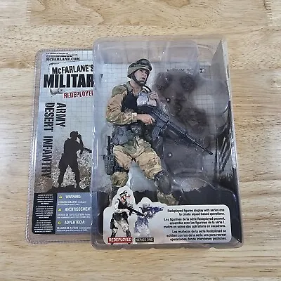 NEW Mcfarlane’s Military Redeployed Army Desert Infantry Action Figure 2005 • $49.99