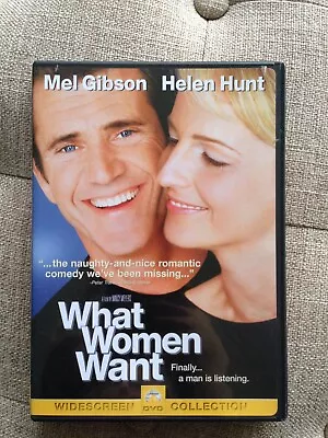 Dvd Film Movie What Women Want Helen Hunt Mel Gibson Includes Case Art • $7.11