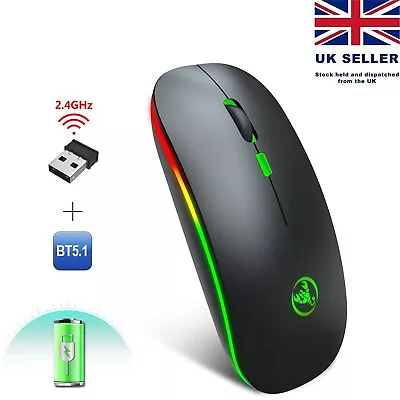 Bluetooth Mouse For Amazon Fire Tablet 7 8 10 HD Kids  Plus / Wireless Mouse Tab • £13.99