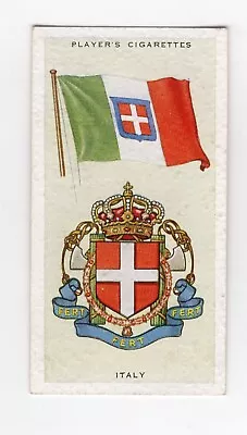 John Player Flag & Badge Card 1936. Italy • $3.99