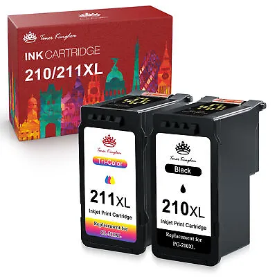 PG-210XL CL-211XL Ink Compatible With Canon PIXMA MP280 480 490 495 MX320 330 • $24.95