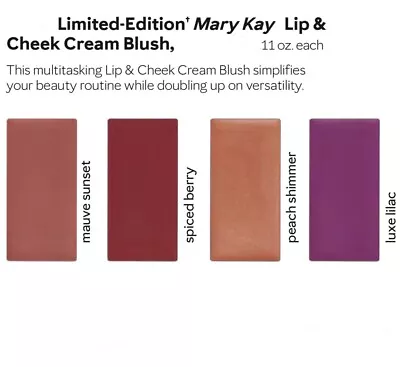 Mary Kay Lip & Cheek Cream Blush  (you Choose) • $18.95